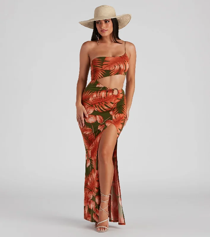 Dresses with Sequined Hearts and Ruffled Hem and Satin and Lace Combo for Ladies' Romantic and Feminine LookParadise Ready One-Shoulder Maxi Dress Dresses with Sequined Hearts and Ruffled Hem and Satin and Lace Combo for Ladies' Romantic and Feminine LookParadise Ready One-Shoulder Maxi Dress
