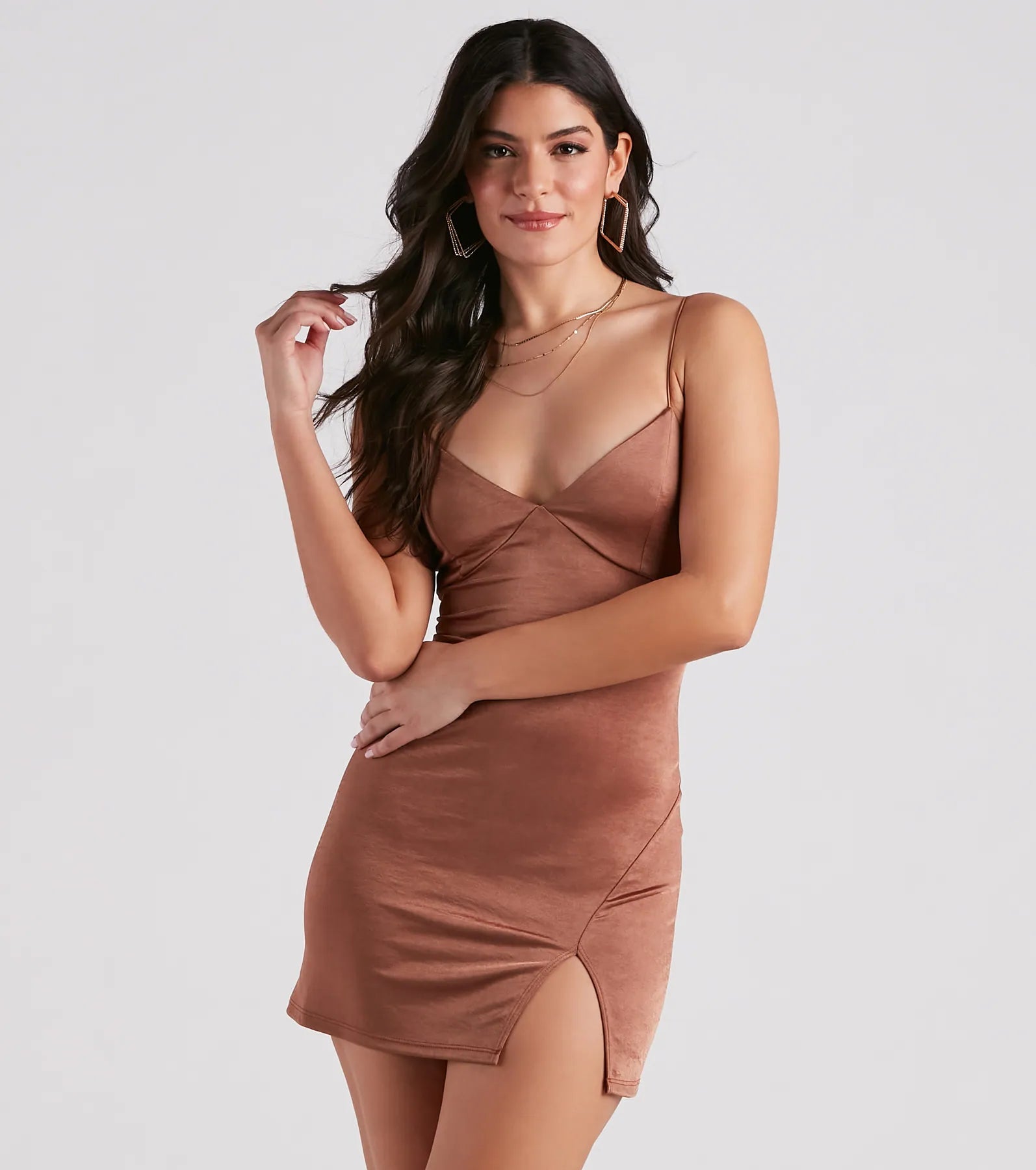 Strapless Dresses with Tassel Accents for Ladies' Fun and Flirty LookSimple Chic Style Satin Mini Dress Strapless Dresses with Tassel Accents for Ladies' Fun and Flirty LookSimple Chic Style Satin Mini Dress