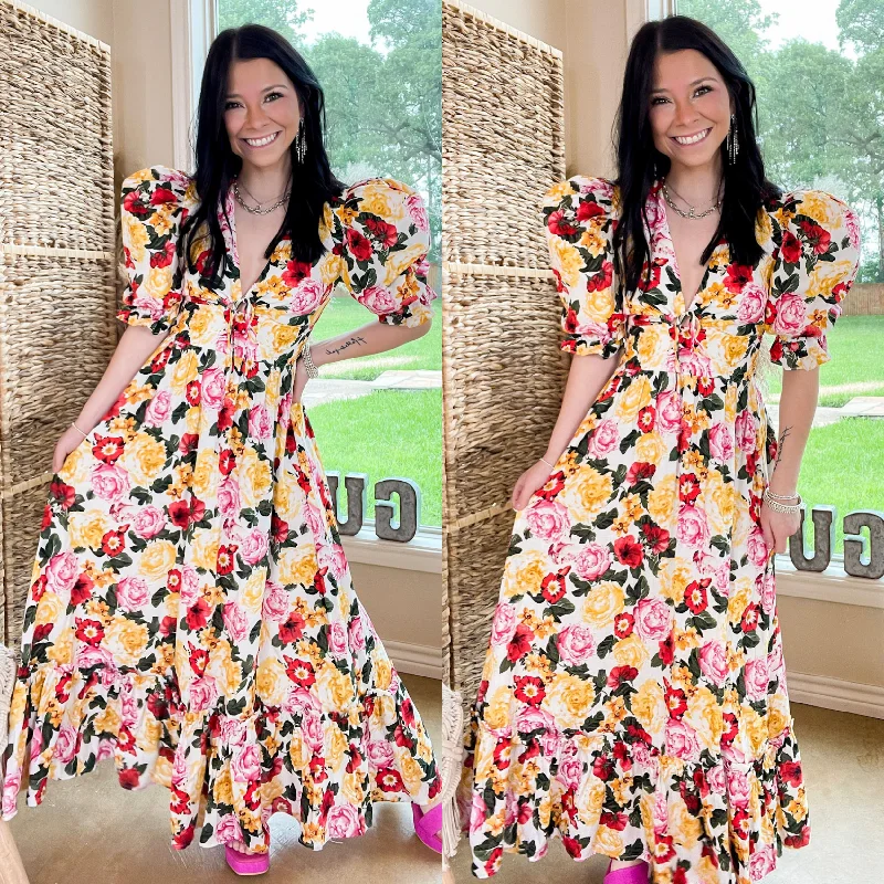Maxi Dresses for Travel Photography in Scenic LocationsBuddyLove | Miranda Puff Sleeve Maxi Dress in Vanity Floral Print Maxi Dresses for Travel Photography in Scenic LocationsBuddyLove | Miranda Puff Sleeve Maxi Dress in Vanity Floral Print