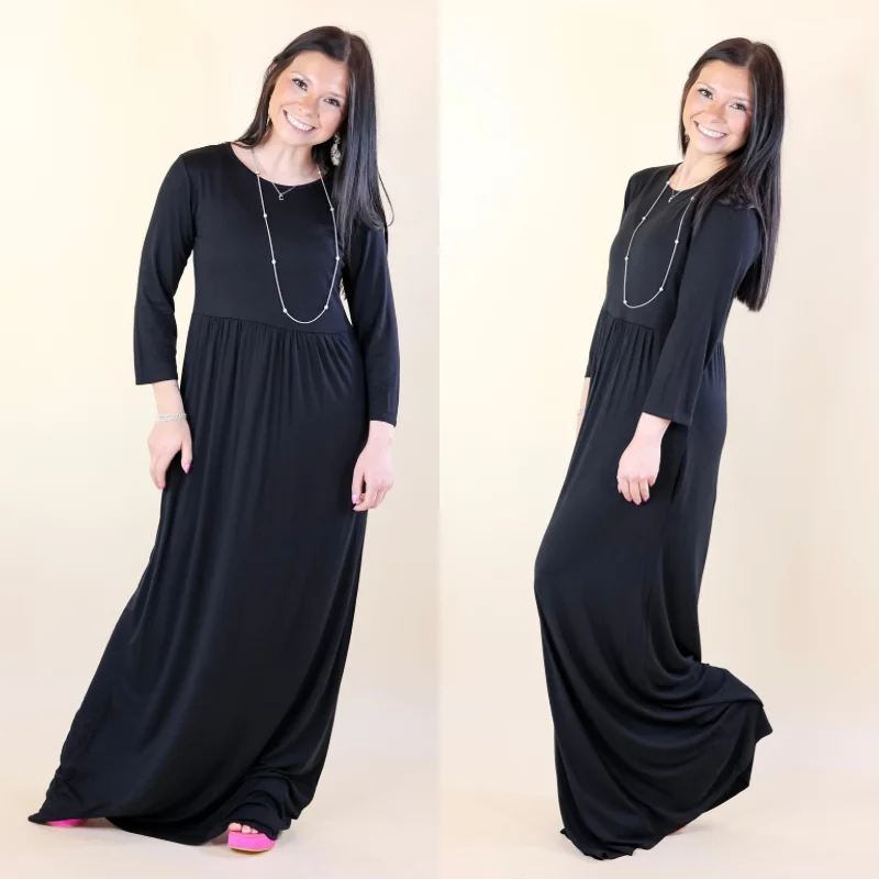 Backless Maxi Dresses for a Bold StatementLast Chance Size Small | Picture Perfect Solid Maxi Dress in Black Backless Maxi Dresses for a Bold StatementLast Chance Size Small | Picture Perfect Solid Maxi Dress in Black