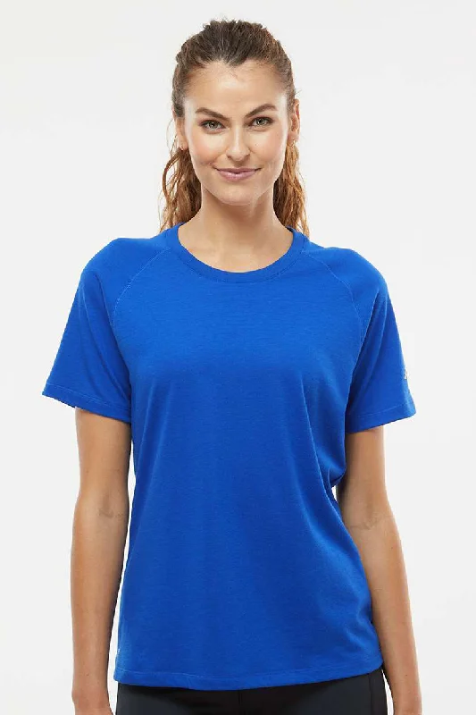 Scoop neck women's T - shirt for a casual lookAdidas Womens Short Sleeve Crewneck T-Shirt - Collegiate Royal Blue Scoop neck women's T - shirt for a casual lookAdidas Womens Short Sleeve Crewneck T-Shirt - Collegiate Royal Blue