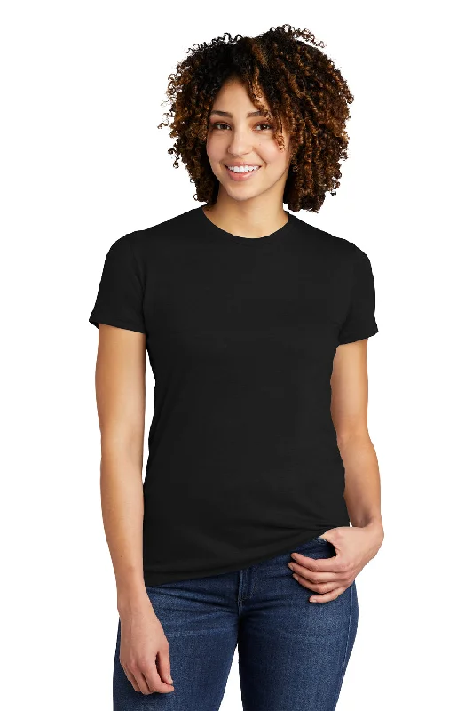 Open - work women's T - shirt with a lace - like patternAllmade Mens Short Sleeve Crewneck T-Shirt - Deep Black Open - work women's T - shirt with a lace - like patternAllmade Mens Short Sleeve Crewneck T-Shirt - Deep Black