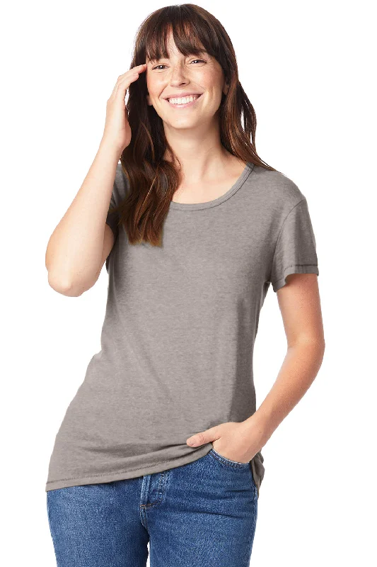 Cable knit women's T - shirt with a shawl collarAlternative Womens Keepsake Vintage Jersey Short Sleeve Crewneck T-Shirt - Vintage Coal Grey Cable knit women's T - shirt with a shawl collarAlternative Womens Keepsake Vintage Jersey Short Sleeve Crewneck T-Shirt - Vintage Coal Grey