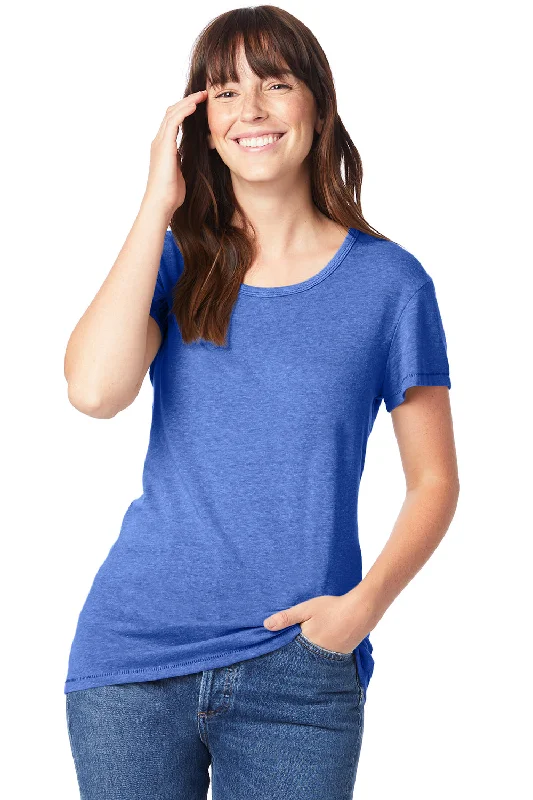 Women's T - shirt with a burnout patternAlternative Womens Keepsake Vintage Jersey Short Sleeve Crewneck T-Shirt - Vintage Royal Blue Women's T - shirt with a burnout patternAlternative Womens Keepsake Vintage Jersey Short Sleeve Crewneck T-Shirt - Vintage Royal Blue