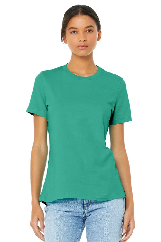 Women's oversized tunic T - shirt for a relaxed fitBella + Canvas Womens Relaxed Jersey Short Sleeve Crewneck T-Shirt - Teal Green