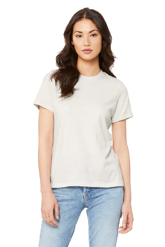 Women's button - down T - shirt in a classic styleBella + Canvas Womens Relaxed Jersey Short Sleeve Crewneck T-Shirt - Vintage White