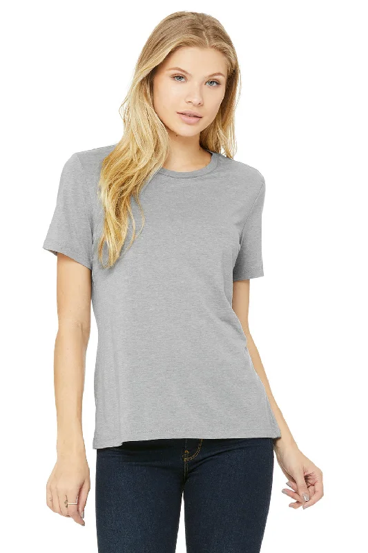 Women's T - shirt with a geometric printBella + Canvas Womens Short Sleeve Crewneck T-Shirt - Athletic Grey Women's T - shirt with a geometric printBella + Canvas Womens Short Sleeve Crewneck T-Shirt - Athletic Grey