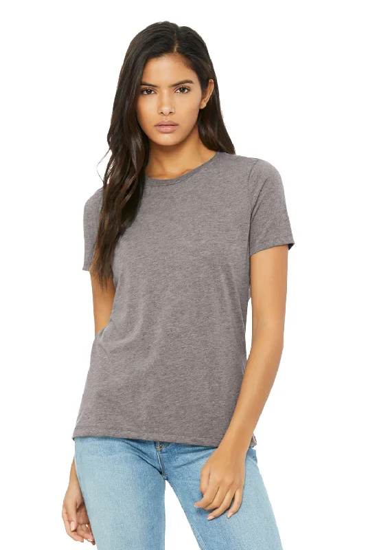 Fitted women's T - shirt to show off curvesBella + Canvas Womens Short Sleeve Crewneck T-Shirt - Storm Grey Fitted women's T - shirt to show off curvesBella + Canvas Womens Short Sleeve Crewneck T-Shirt - Storm Grey