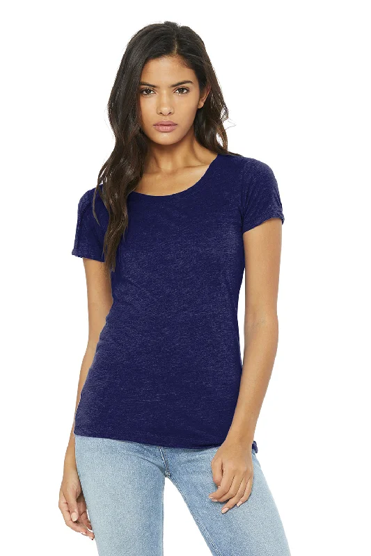 Women's T - shirt with a flapped pocketBella + Canvas Womens Short Sleeve Crewneck T-Shirt - Navy Blue Women's T - shirt with a flapped pocketBella + Canvas Womens Short Sleeve Crewneck T-Shirt - Navy Blue