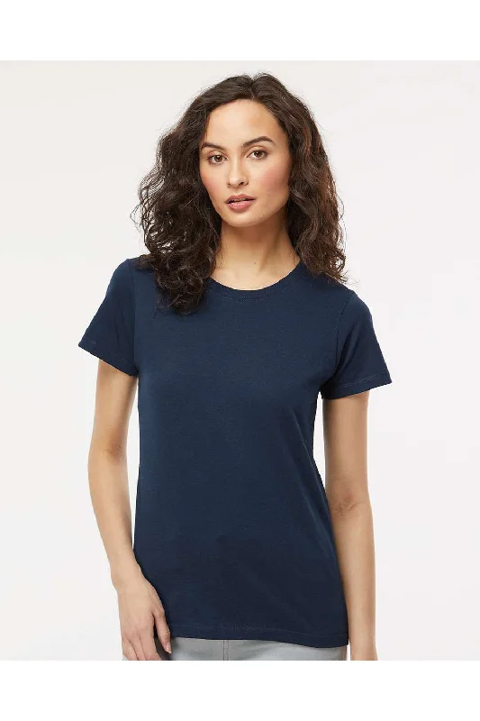 Tie - dye women's T - shirt in unique patternsM&O Womens Gold Soft Touch Short Sleeve Crewneck T-Shirt - Deep Navy Blue - NEW Tie - dye women's T - shirt in unique patternsM&O Womens Gold Soft Touch Short Sleeve Crewneck T-Shirt - Deep Navy Blue - NEW