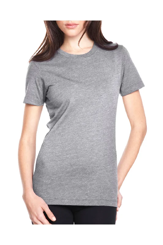 Women's T - shirt with a patch pocket and a button - down frontNext Level Womens CVC Jersey Short Sleeve Crewneck T-Shirt - Heather Dark Grey Women's T - shirt with a patch pocket and a button - down frontNext Level Womens CVC Jersey Short Sleeve Crewneck T-Shirt - Heather Dark Grey