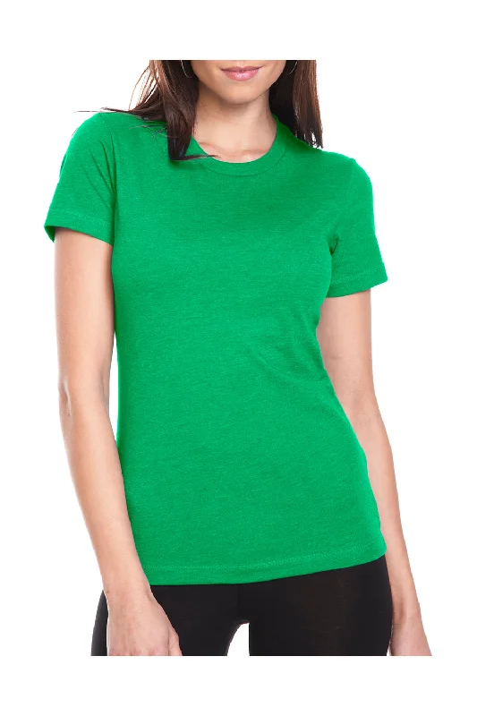 Women's T - shirt with a sequined sleeveNext Level Womens CVC Jersey Short Sleeve Crewneck T-Shirt - Kelly Green Women's T - shirt with a sequined sleeveNext Level Womens CVC Jersey Short Sleeve Crewneck T-Shirt - Kelly Green