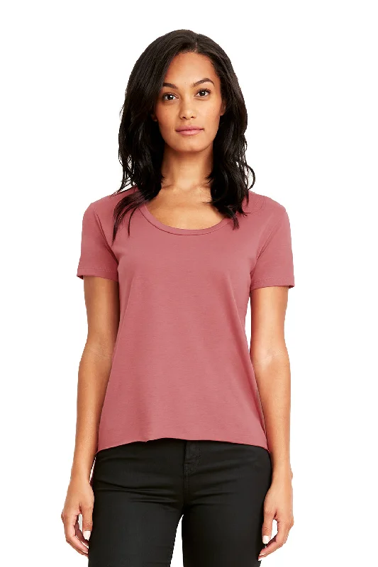 Women's T - shirt with a color - changing effect in different lightsNext Level Womens Festival Short Sleeve Crewneck T-Shirt - Smoked Paprika Red - Closeout Women's T - shirt with a color - changing effect in different lightsNext Level Womens Festival Short Sleeve Crewneck T-Shirt - Smoked Paprika Red - Closeout