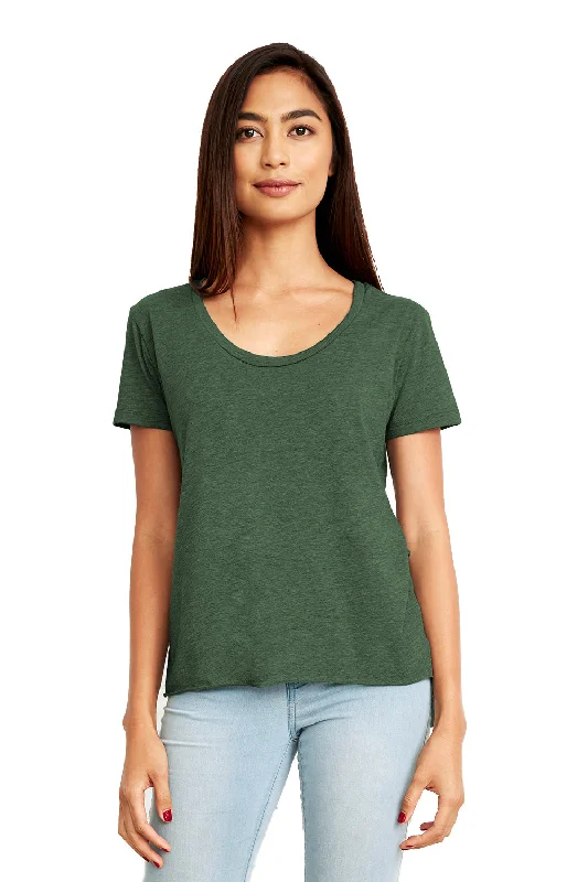 Long - sleeved women's T - shirt with a balloon - sleeve designNext Level Womens Festival Short Sleeve Crewneck T-Shirt - Royal Pine Green Long - sleeved women's T - shirt with a balloon - sleeve designNext Level Womens Festival Short Sleeve Crewneck T-Shirt - Royal Pine Green