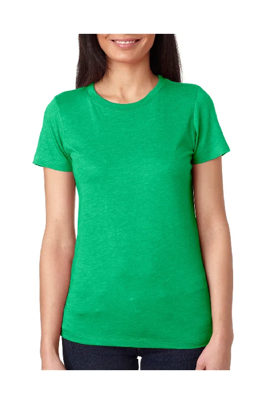 Metallic - threaded women's T - shirt for a touch of glamourNext Level Womens Jersey Short Sleeve Crewneck T-Shirt - Envy Green - Closeout Metallic - threaded women's T - shirt for a touch of glamourNext Level Womens Jersey Short Sleeve Crewneck T-Shirt - Envy Green - Closeout