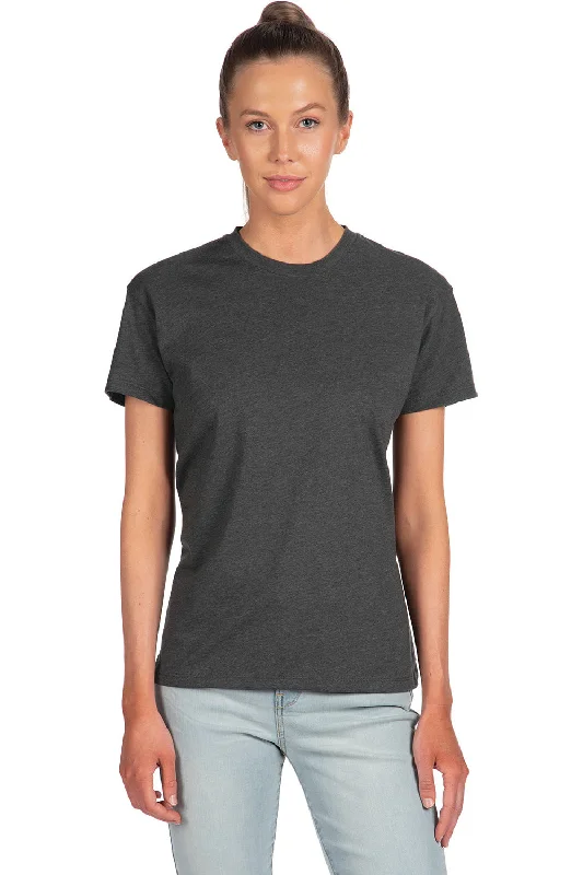 Long - sleeved women's T - shirt with a bell - sleeve designNext Level Womens Relaxed CVC Short Sleeve Crewneck T-Shirt - Charcoal Grey Long - sleeved women's T - shirt with a bell - sleeve designNext Level Womens Relaxed CVC Short Sleeve Crewneck T-Shirt - Charcoal Grey