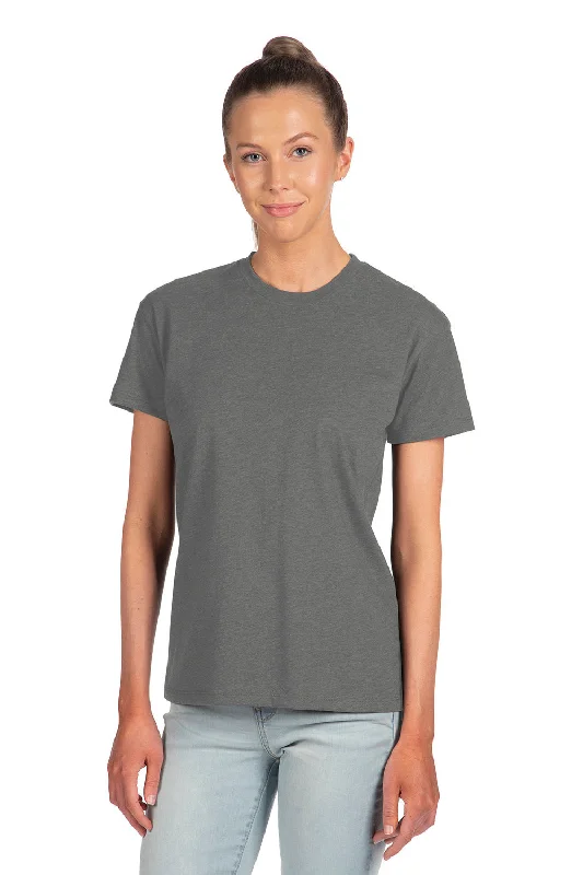 Plaid women's T - shirt for a preppy lookNext Level Womens Relaxed CVC Short Sleeve Crewneck T-Shirt - Heather Dark Grey Plaid women's T - shirt for a preppy lookNext Level Womens Relaxed CVC Short Sleeve Crewneck T-Shirt - Heather Dark Grey