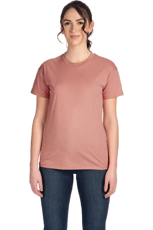 Fitted women's T - shirt to show off curvesNext Level Womens Relaxed Short Sleeve Crewneck T-Shirt - Desert Pink Fitted women's T - shirt to show off curvesNext Level Womens Relaxed Short Sleeve Crewneck T-Shirt - Desert Pink