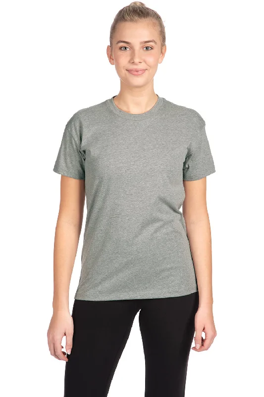 Women's T - shirt with a high - low hemNext Level Womens Relaxed Short Sleeve Crewneck T-Shirt - Heather Grey Women's T - shirt with a high - low hemNext Level Womens Relaxed Short Sleeve Crewneck T-Shirt - Heather Grey