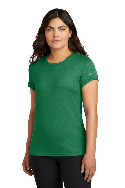 Women's cotton blend T - shirt with a soft feelNike Womens rLegend Dri-Fit Moisture Wicking Short Sleeve Crewneck T-Shirt - Gorge Green Women's cotton blend T - shirt with a soft feelNike Womens rLegend Dri-Fit Moisture Wicking Short Sleeve Crewneck T-Shirt - Gorge Green