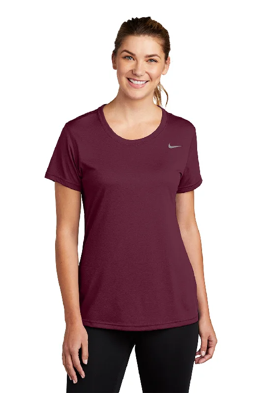 Women's lightweight linen T - shirt for warm weatherNike Womens Team rLegend Dri-Fit Moisture Wicking Short Sleeve Crewneck T-Shirt - Deep Maroon Women's lightweight linen T - shirt for warm weatherNike Womens Team rLegend Dri-Fit Moisture Wicking Short Sleeve Crewneck T-Shirt - Deep Maroon