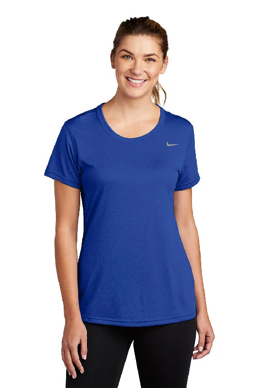 Women's oversized tunic T - shirt for a relaxed fitNike Womens Team rLegend Dri-Fit Moisture Wicking Short Sleeve Crewneck T-Shirt - Game Royal Blue Women's oversized tunic T - shirt for a relaxed fitNike Womens Team rLegend Dri-Fit Moisture Wicking Short Sleeve Crewneck T-Shirt - Game Royal Blue