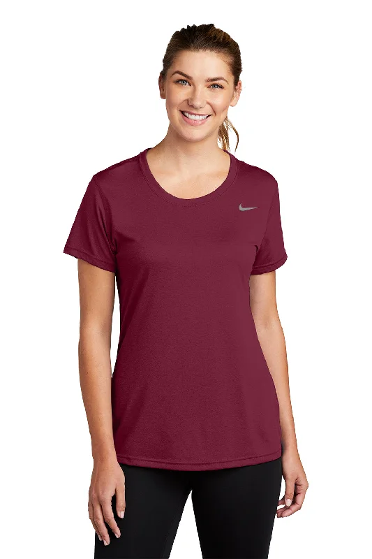 Fuzzy women's T - shirt for a cozy and warm feelNike Womens Team rLegend Dri-Fit Moisture Wicking Short Sleeve Crewneck T-Shirt - Team Maroon Fuzzy women's T - shirt for a cozy and warm feelNike Womens Team rLegend Dri-Fit Moisture Wicking Short Sleeve Crewneck T-Shirt - Team Maroon