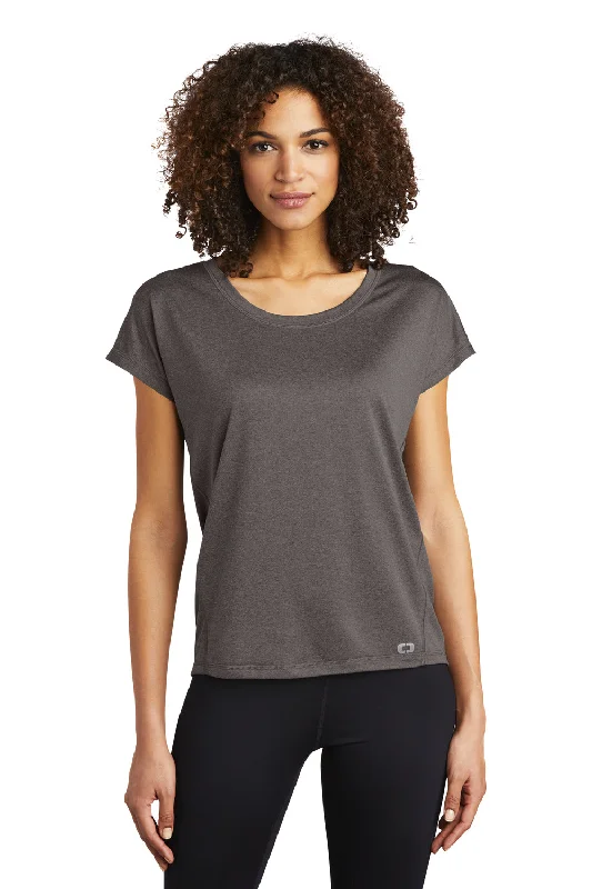 Striped women's T - shirt with a vertical patternOgio Womens Endurance Pulse Moisture Wicking Short Sleeve Crewneck T-Shirt - Gear Grey Striped women's T - shirt with a vertical patternOgio Womens Endurance Pulse Moisture Wicking Short Sleeve Crewneck T-Shirt - Gear Grey