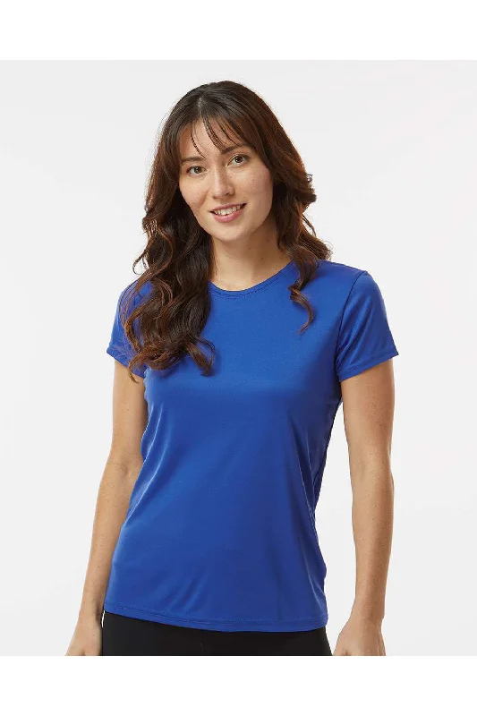 Long - sleeved women's T - shirt with a balloon - sleeve designParagon Womens Islander Performance Moisture Wicking Short Sleeve Crewneck T-Shirt - Royal Blue - NEW Long - sleeved women's T - shirt with a balloon - sleeve designParagon Womens Islander Performance Moisture Wicking Short Sleeve Crewneck T-Shirt - Royal Blue - NEW