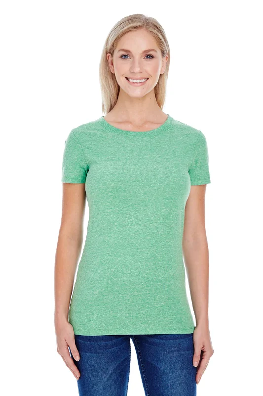 Long - length women's T - shirt with a hood and a drawstringThreadfast Apparel Womens Short Sleeve Crewneck T-Shirt - Green Long - length women's T - shirt with a hood and a drawstringThreadfast Apparel Womens Short Sleeve Crewneck T-Shirt - Green