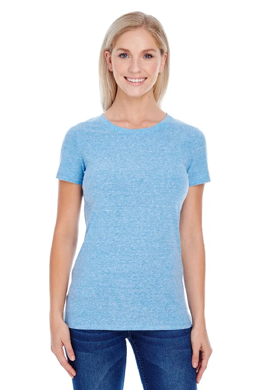 Women's T - shirt with a beaded - embroidery detailThreadfast Apparel Womens Short Sleeve Crewneck T-Shirt - Royal Blue Women's T - shirt with a beaded - embroidery detailThreadfast Apparel Womens Short Sleeve Crewneck T-Shirt - Royal Blue