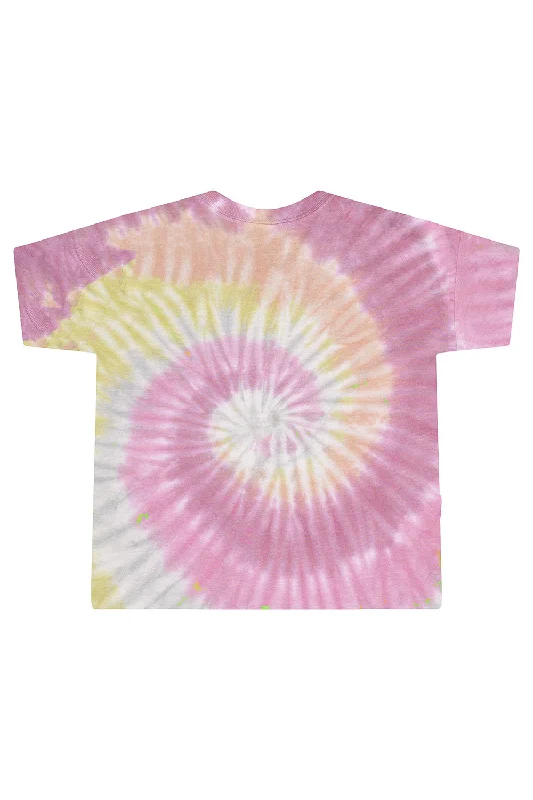 Printed women's T - shirt with a geometric - nautical patternTie-Dye Womens Cropped Short Sleeve Crewneck T-Shirt - Desert Rose Printed women's T - shirt with a geometric - nautical patternTie-Dye Womens Cropped Short Sleeve Crewneck T-Shirt - Desert Rose