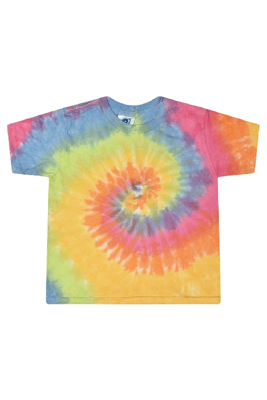 Mock - neck women's T - shirt with a drawstring hoodTie-Dye Womens Cropped Short Sleeve Crewneck T-Shirt - Eternity Mock - neck women's T - shirt with a drawstring hoodTie-Dye Womens Cropped Short Sleeve Crewneck T-Shirt - Eternity