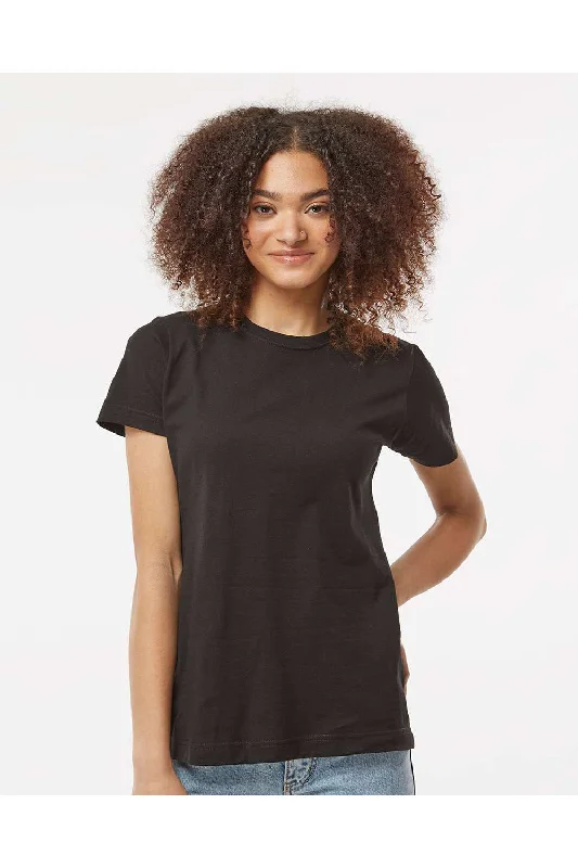 Women's T - shirt with a beaded - embroidery detailTultex Womens Fine Jersey Classic Fit Short Sleeve Crewneck T-Shirt - Black - NEW Women's T - shirt with a beaded - embroidery detailTultex Womens Fine Jersey Classic Fit Short Sleeve Crewneck T-Shirt - Black - NEW