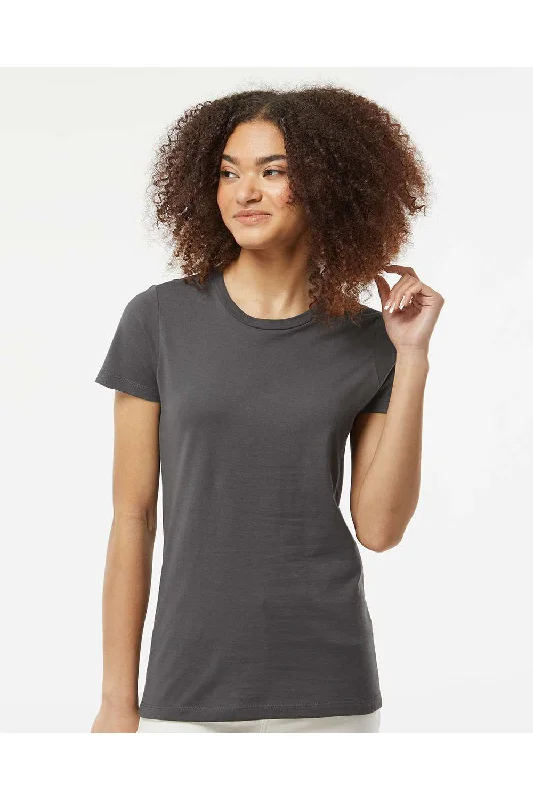 Oversized women's T - shirt with a slouchy fitTultex Womens Premium Short Sleeve Crewneck T-Shirt - Charcoal Grey - NEW Oversized women's T - shirt with a slouchy fitTultex Womens Premium Short Sleeve Crewneck T-Shirt - Charcoal Grey - NEW