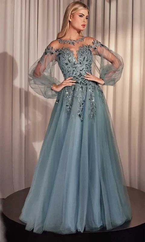 "Black tie dresses for women for formal galas"Andrea and Leo A1263 - Bishop Sleeve Evening Gown "Black tie dresses for women for formal galas"Andrea and Leo A1263 - Bishop Sleeve Evening Gown