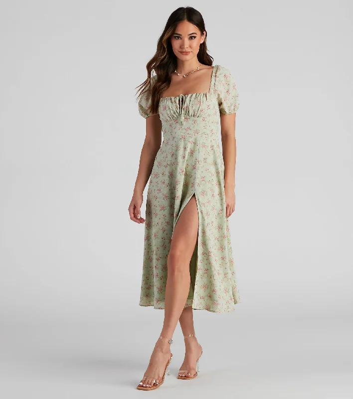 "Stylish cocktail dresses for women on a budget"Breezy Weekend Vibes Floral Dress