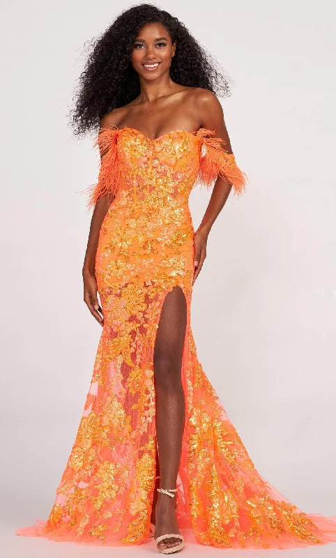 "Hurry! Limited Stock - Get Your Dream Dress with a Special Discount"Ellie Wilde EW34034 - Feather trim Sweetheart Evening Dress "Hurry! Limited Stock - Get Your Dream Dress with a Special Discount"Ellie Wilde EW34034 - Feather trim Sweetheart Evening Dress