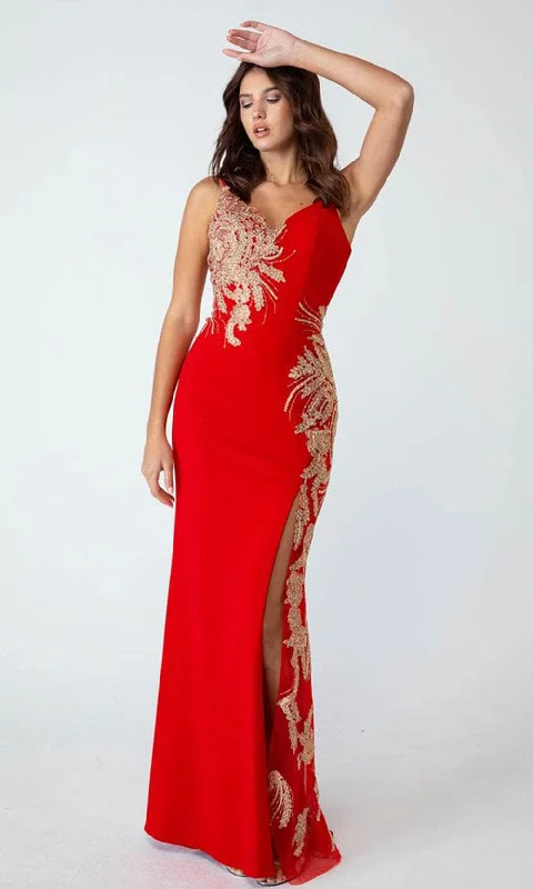 "Trendy casual dresses for women to wear at the beach"Eureka Fashion 9996 - Sleeveless Gold Applique Evening Dress "Trendy casual dresses for women to wear at the beach"Eureka Fashion 9996 - Sleeveless Gold Applique Evening Dress