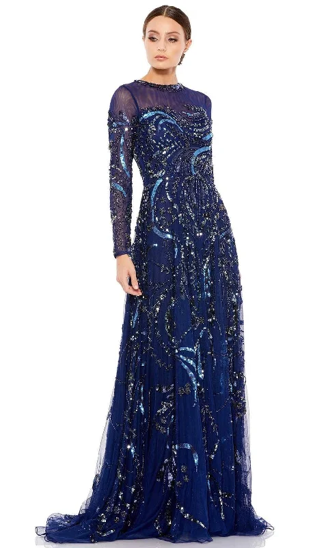 "Flash Sale: Grab Your Favorite Women's Dresses at Unbeatable Prices!"Mac Duggal - 5217 Illusion Neckline Long Sleeve Mother of the Bride Gown "Flash Sale: Grab Your Favorite Women's Dresses at Unbeatable Prices!"Mac Duggal - 5217 Illusion Neckline Long Sleeve Mother of the Bride Gown