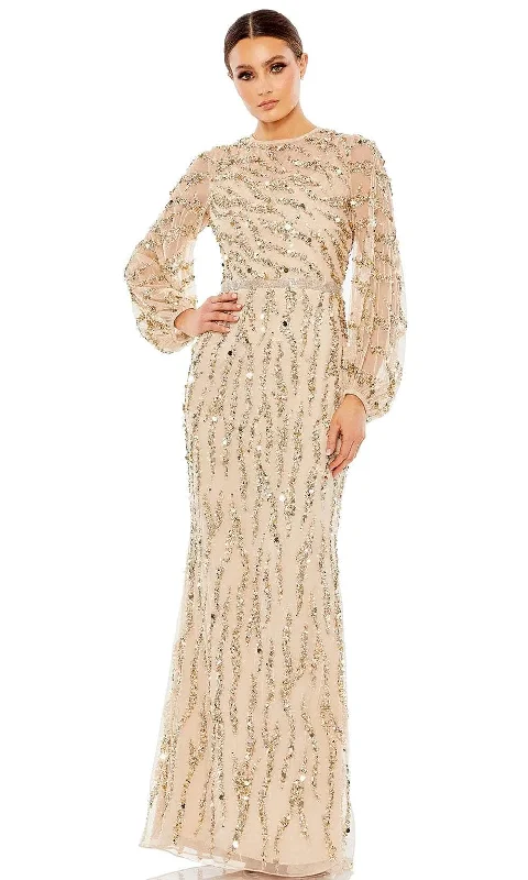 "T - shirt dresses for women for ultimate comfort"Mac Duggal 93789 - Modest Bedazzled Long Evening Dress "T - shirt dresses for women for ultimate comfort"Mac Duggal 93789 - Modest Bedazzled Long Evening Dress