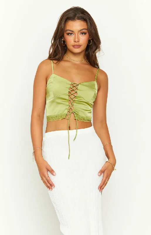 "Mother of the groom dresses for women in sophisticated designs"Nyssa Green Lace Front Top "Mother of the groom dresses for women in sophisticated designs"Nyssa Green Lace Front Top
