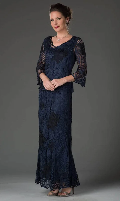 "Petite women's dresses with flattering fits"Soulmates D1108 - Rose 3/4 Sleeve Top Skirt Mother of the Bride Dress "Petite women's dresses with flattering fits"Soulmates D1108 - Rose 3/4 Sleeve Top Skirt Mother of the Bride Dress