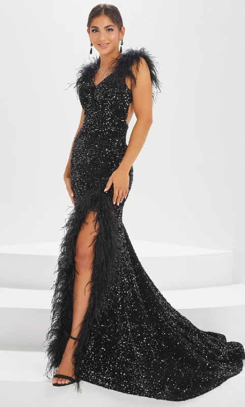 "Flash Sale: Grab Your Favorite Women's Dresses at Unbeatable Prices!"Tiffany Designs by Christina Wu 16004 - Sequined Evening Gown "Flash Sale: Grab Your Favorite Women's Dresses at Unbeatable Prices!"Tiffany Designs by Christina Wu 16004 - Sequined Evening Gown