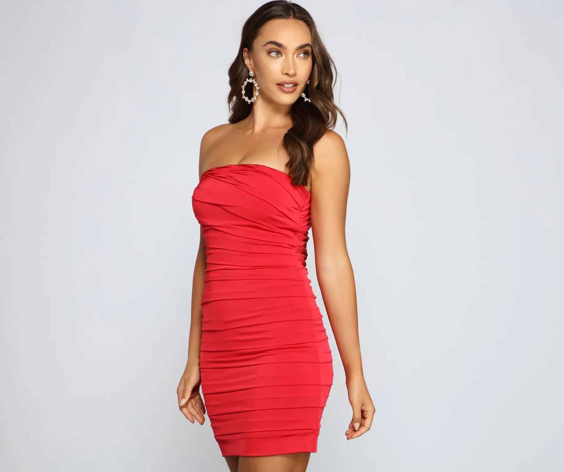 "Seasonal Sale: Save Big on Women's Dresses for Every Occasion"Xena Formal Pleated Bodycon "Seasonal Sale: Save Big on Women's Dresses for Every Occasion"Xena Formal Pleated Bodycon