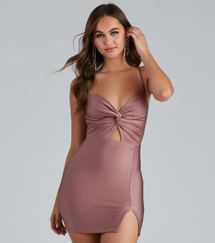 wedding guest mini dressesStyle Twist Bodycon Mini Dress