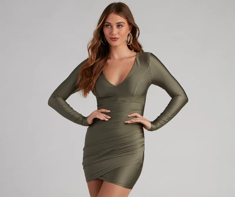 belted mini dressesWeekend-Ready Bodycon Mini Dress